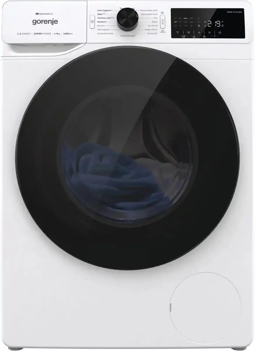 Bild 1 von W1GPNEI94A1DTS Stand-Waschmaschine-Frontlader weiss