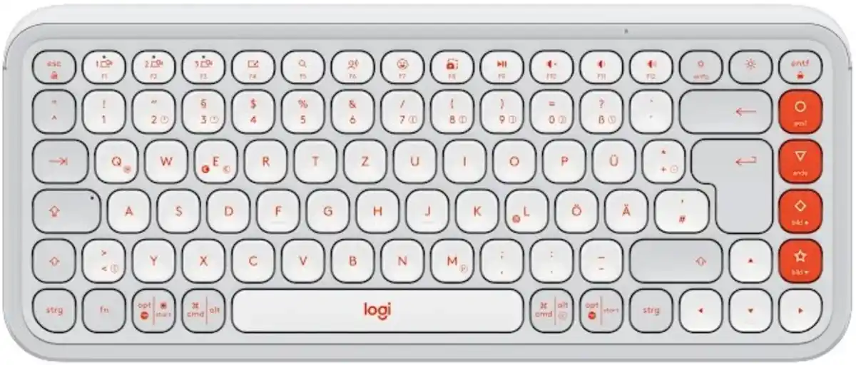 Bild 1 von POP Icon Keys (DE) Bluetooth Tastatur offwhite/orange