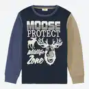 Bild 1 von Kinder-Jungen-Sweatshirt mit Elch-Aufdruck