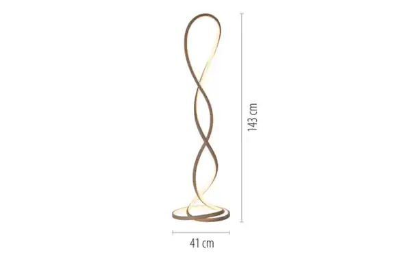 Bild 2 von Stehleuchte Twist, sandfarbig, inkl. Dimmfunktion