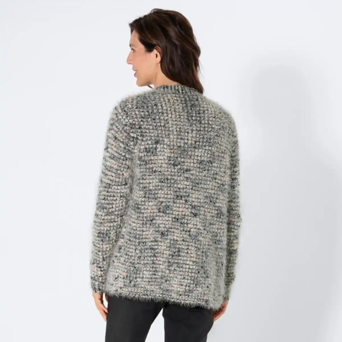 Bild 4 von Damen-Strickjacke aus Popcorngarn