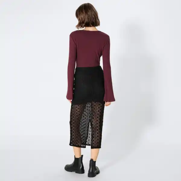 Bild 4 von Damen-Rock mit Spitze