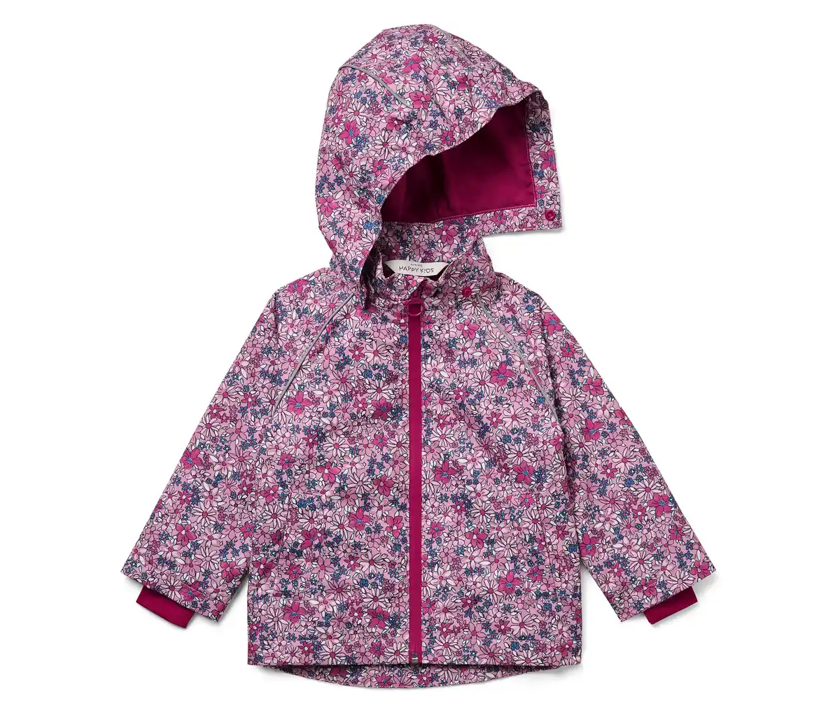 Bild 1 von Kinder-Thermo-Regenjacke, geblümt