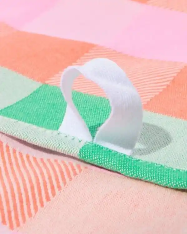 Bild 3 von Geschirrtuch 65 x 65 cm Baumwolle rosa kariert