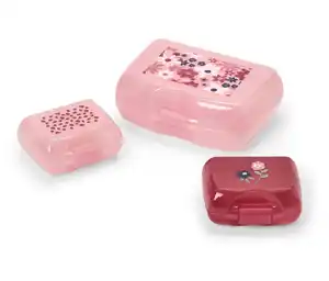Brotdosen-Set, rosa