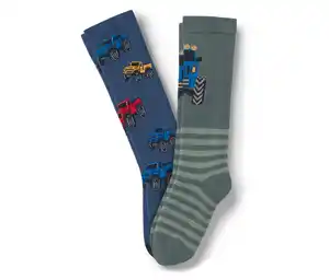 2 Paar Kinder-Gummistiefel-Socken, Trucks