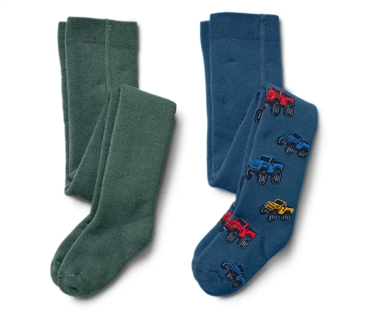 Bild 1 von 2 Paar Kinder-Thermostrumpfhosen, Trucks