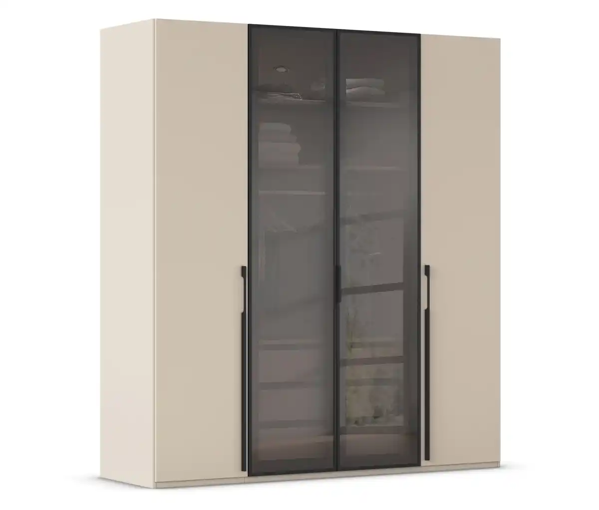 Bild 1 von rauch Schrank »Skat Shine«, 4-türig mit Glasrahmentüren, beige/champagner