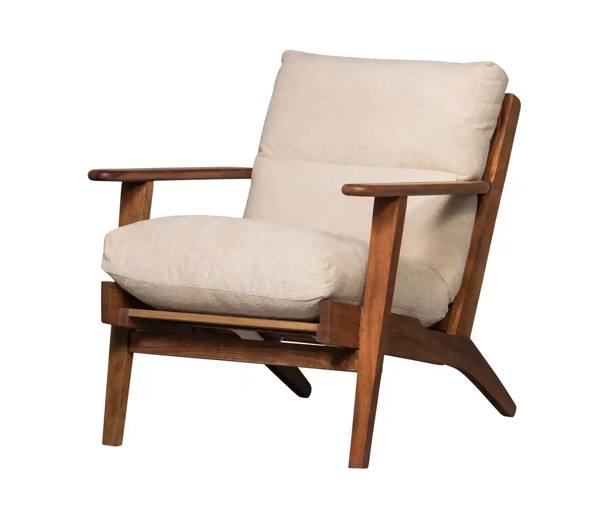 Bild 1 von BePureHome Sessel »Housten«, bouclé/holz natur