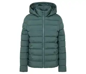 Steppjacke mit Kapuze, aqua