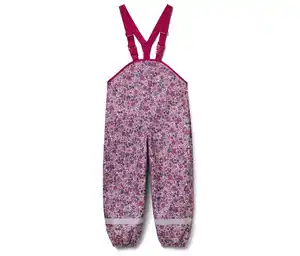 Kinder-Thermo-Regenhose, geblümt