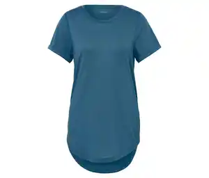 Longshirt, mittelblau