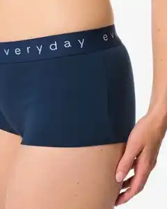 Damen-Boxershorts mit „everyday“ auf dem Bund dunkelblau