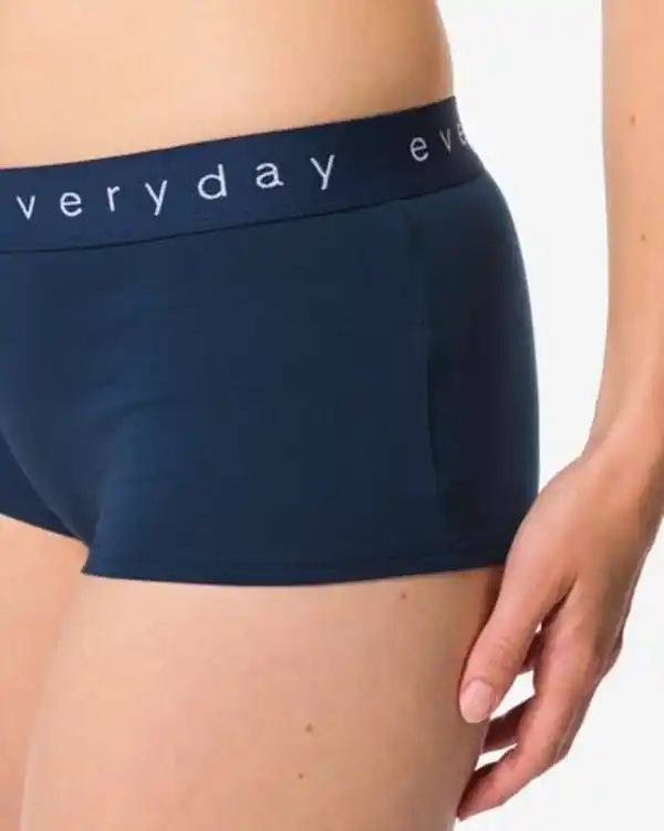 Bild 1 von Damen-Boxershorts mit „everyday“ auf dem Bund dunkelblau