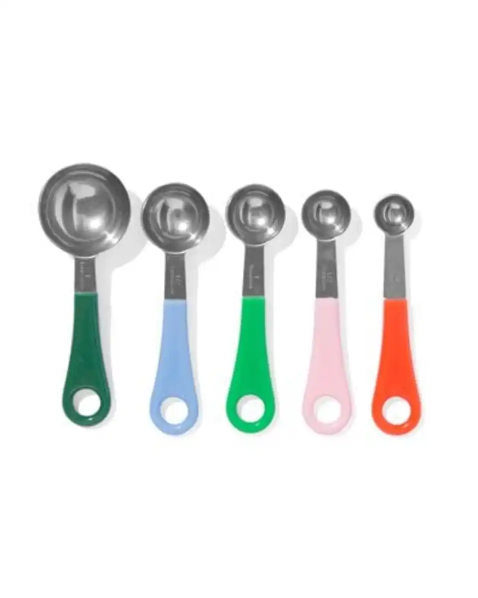 Bild 1 von Messlöffel aus Edelstahl bunt – 5 Stück