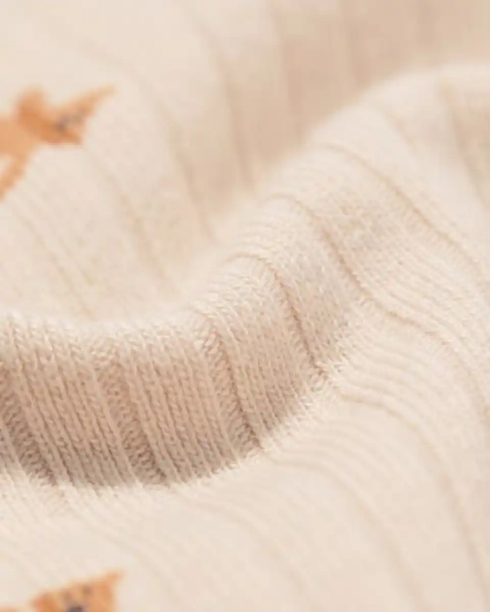 Bild 3 von Newborn-Wickelstrampler zum Mitwachsen, LENZING™ ECOVERO™, gerippt, Bären ecru