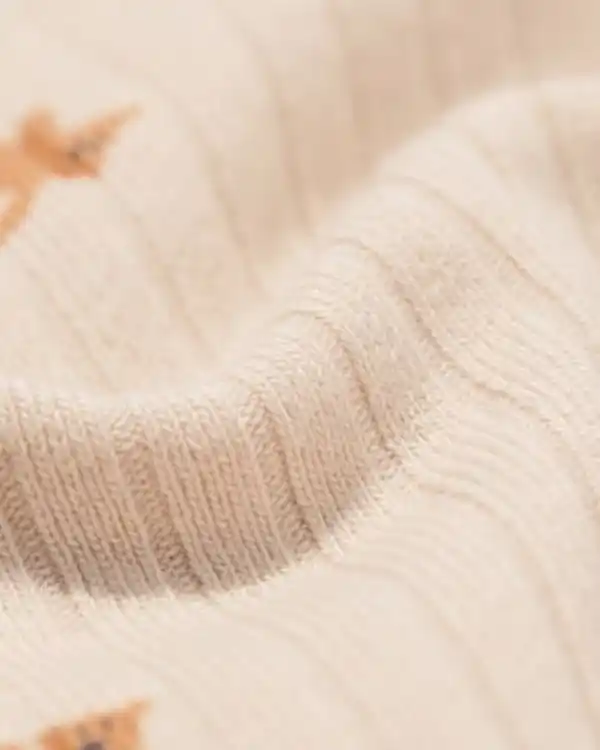 Bild 3 von Newborn-Wickelstrampler zum Mitwachsen, LENZING™ ECOVERO™, gerippt, Bären ecru