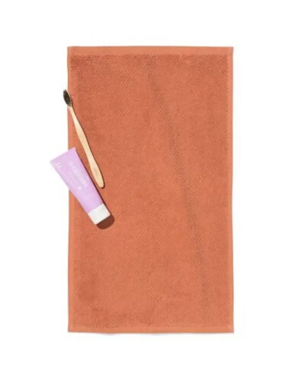 Bild 4 von Handtuch, recycelt, Baumwolle terrakotta