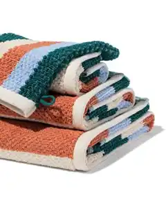 Handtuch, recycelt, Baumwolle bunt