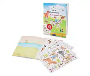 Mein Stickerbuch »Pferde und Ponys«
