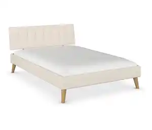 rauch Bett »Mavi-Extra« mit Polsterkopfteil, 140 cm Liegefläche, beige/champagner