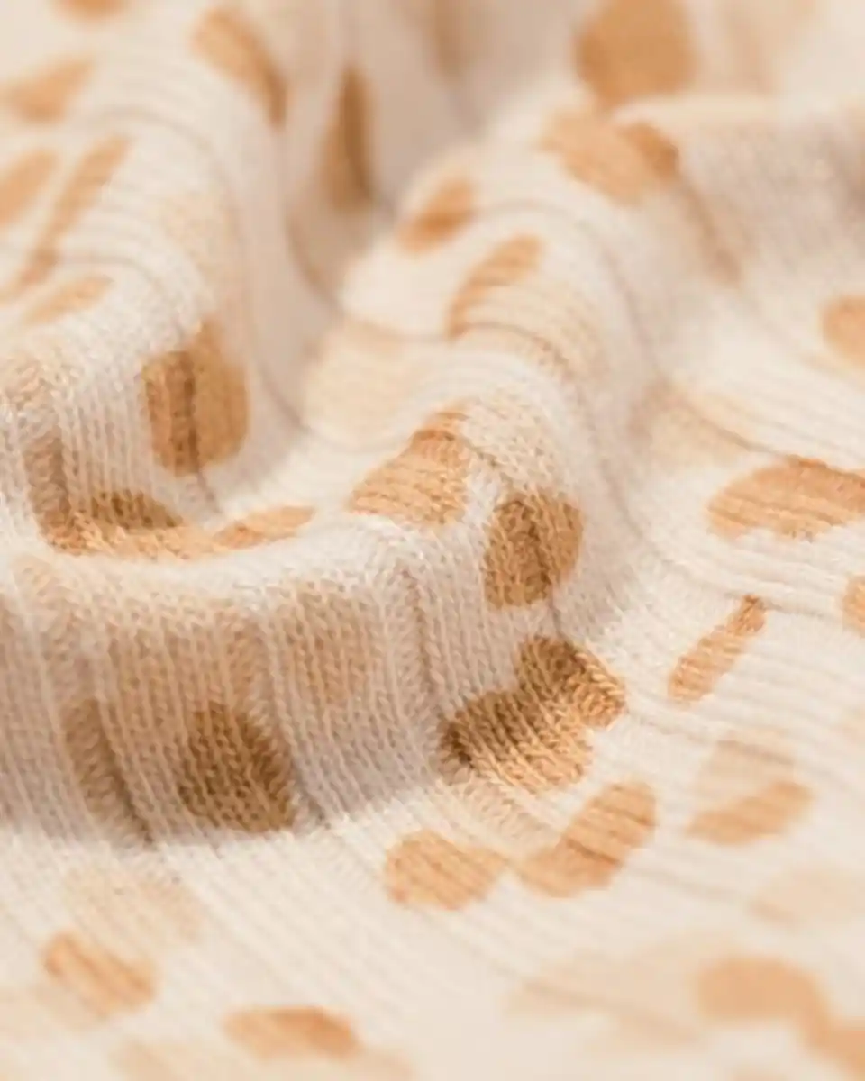 Bild 2 von Newborn-Wickelstrampler zum Mitwachsen, LENZING™ ECOVERO™, gerippt, Tiermotiv ecru