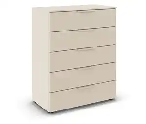 rauch Kommode »Flipp«, 5 Schubladen mit Soft-Close, beige/champagner