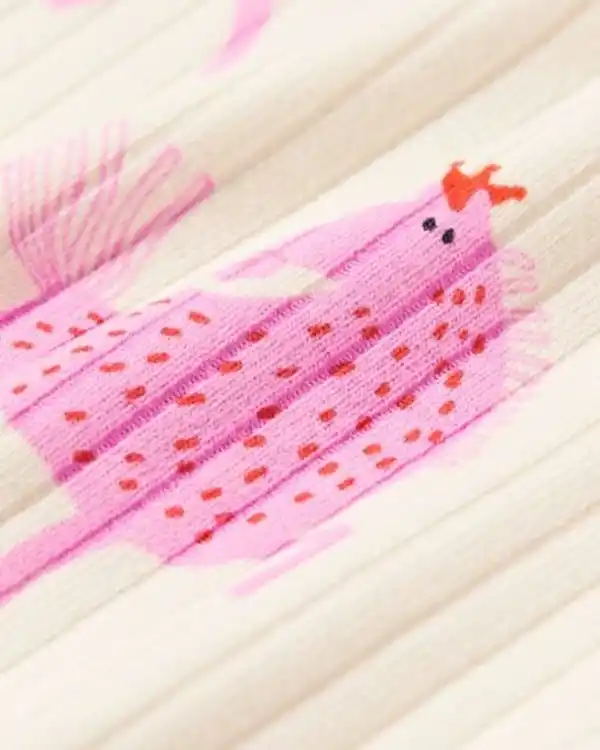 Bild 3 von Mitwachsender Strampler ecovero™ Pferd eierschalenfarben