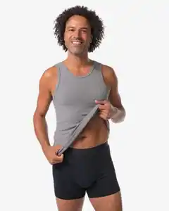 Lange Herren-Boxershorts – 3 Stück schwarz