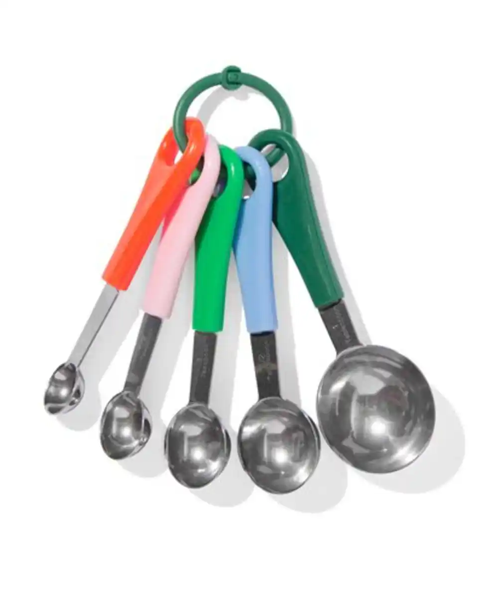 Bild 2 von Messlöffel aus Edelstahl bunt – 5 Stück