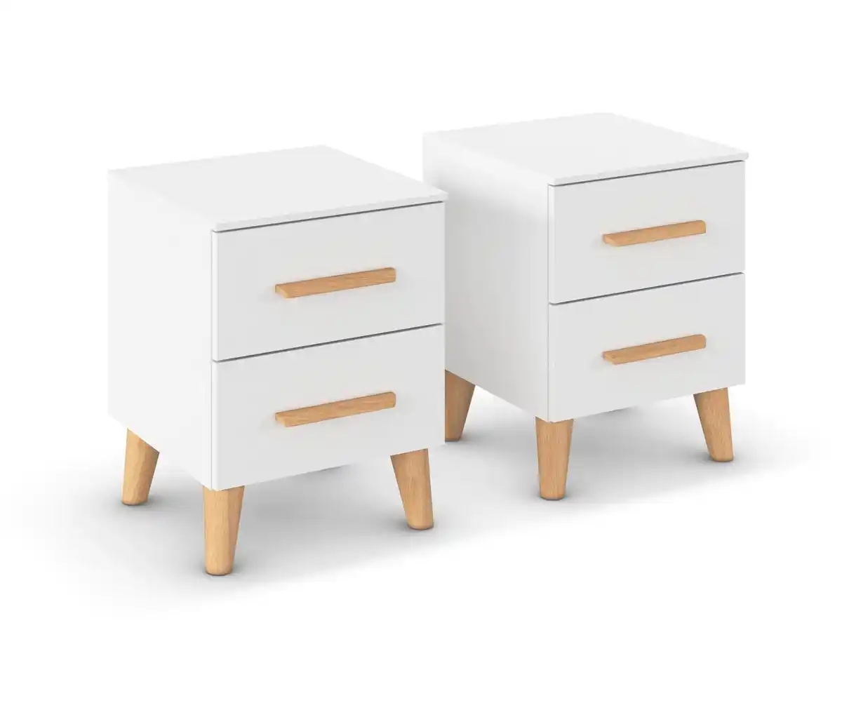 Bild 1 von rauch Nachttisch-Paar »Skandi«, je 2 Schubladen, weiß