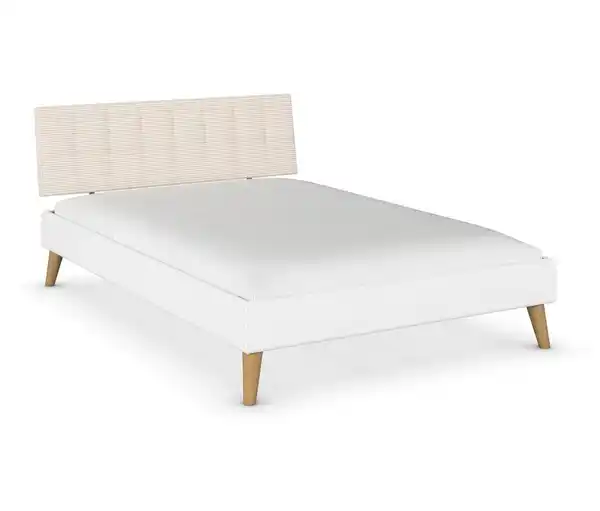 Bild 1 von rauch Bett »Mavi-Extra« mit Polsterkopfteil, 140 cm Liegefläche, weiß