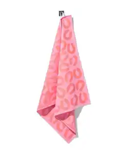 Geschirrtuch 65 x 65 cm Baumwolle Rauchwurst, Rosa