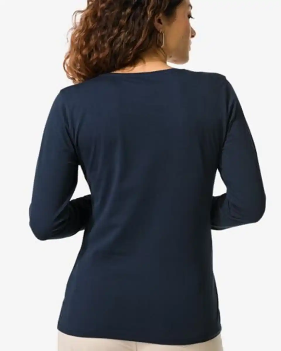 Bild 4 von T-Shirt, Damen dunkelblau