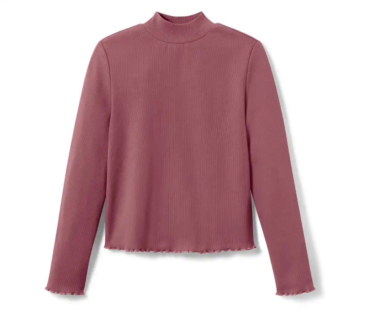 Bild 1 von Kinder-Langarm-Rippshirt, beere