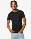 Bild 1 von 2er-Pack Herren-T-Shirts, Regular Fit, Rundhalsausschnitt schwarz