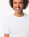 Bild 4 von Herren-T-Shirts, Slim Fit, O-Ausschnitt, extra lang – 2 Stück weiß