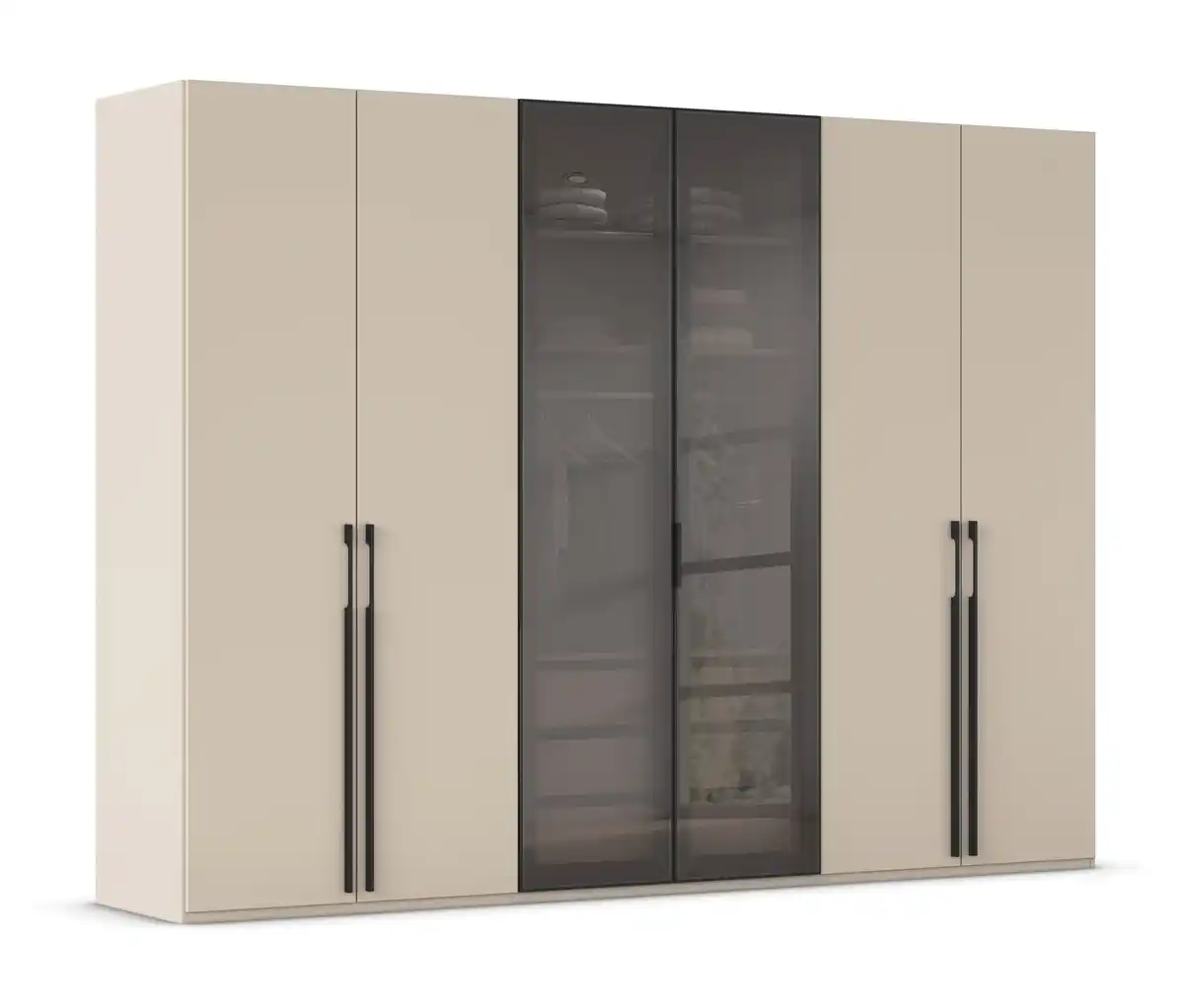 Bild 1 von rauch Schrank »Skat Shine«, 6-türig mit Glasrahmentüren, beige/champagner