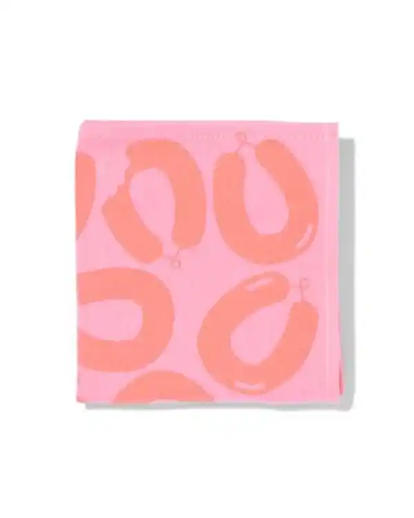Bild 2 von Geschirrtuch 65 x 65 cm Baumwolle Rauchwurst, Rosa