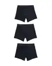 Bild 2 von Lange Herren-Boxershorts – 3 Stück schwarz