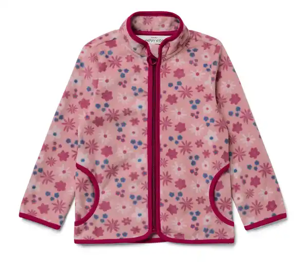 Bild 1 von Kinder-Fleecejacke, geblümt