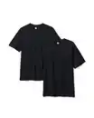 Bild 2 von 2er-Pack Herren-T-Shirts, Regular Fit, Rundhalsausschnitt schwarz