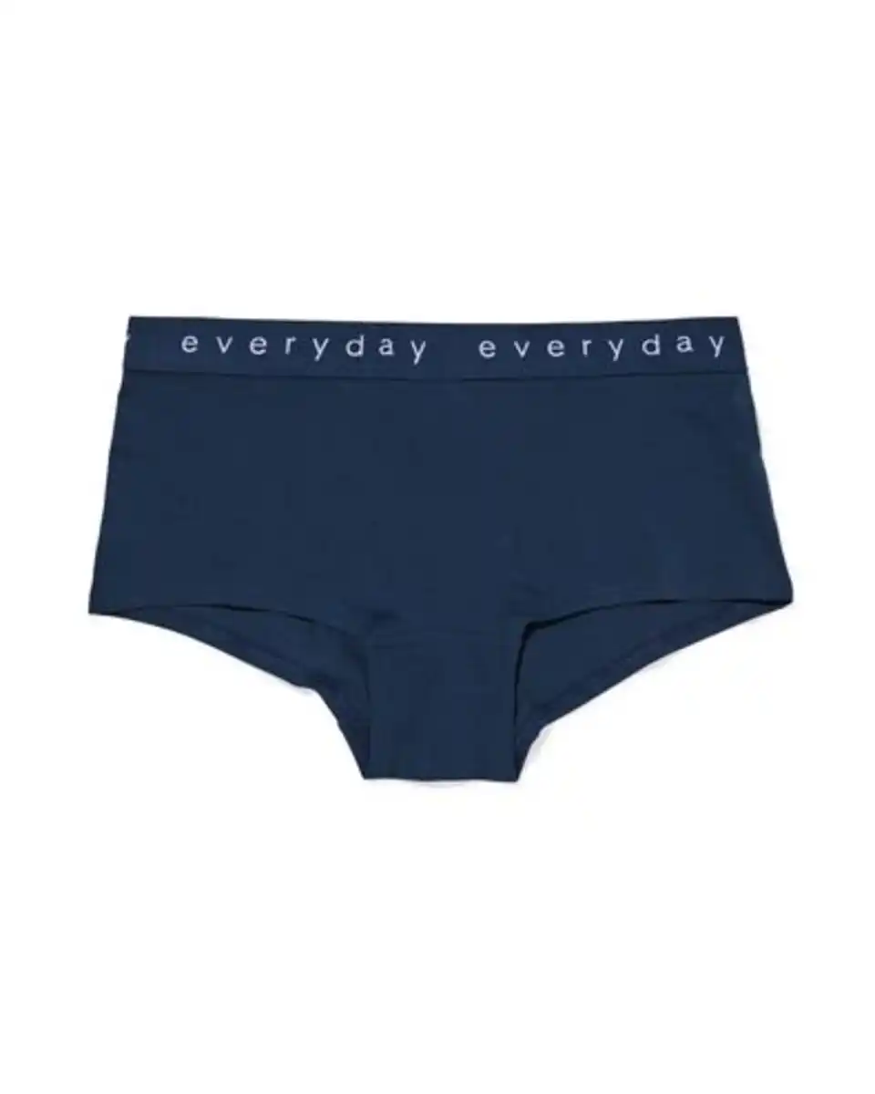 Bild 3 von Damen-Boxershorts mit „everyday“ auf dem Bund dunkelblau
