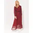 Bild 1 von SOULS BY EYWASOULS® Maxi-Kleid, Bindeband V-Ausschnitt figurumspielend