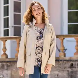 Damen-Jacke in Antiklederoptik