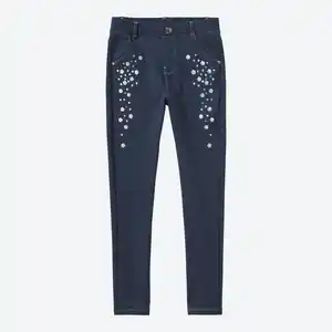Kinder-Mädchen-Leggings in Jeans-Optik