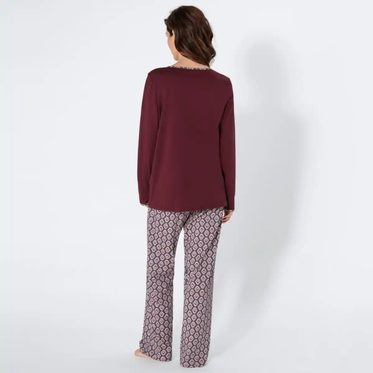 Bild 4 von Damen-Schlafanzug aus reiner Baumwolle, 2-teilig