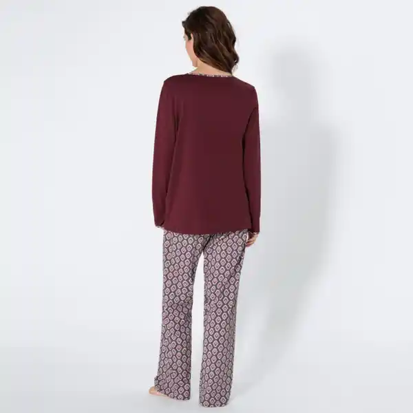 Bild 4 von Damen-Schlafanzug aus reiner Baumwolle, 2-teilig
