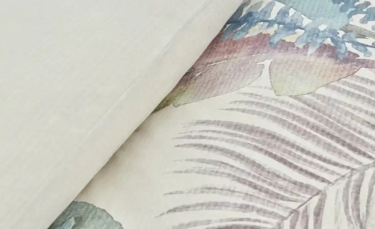 Bild 4 von Como Green Satin Bettwäsche Leaves