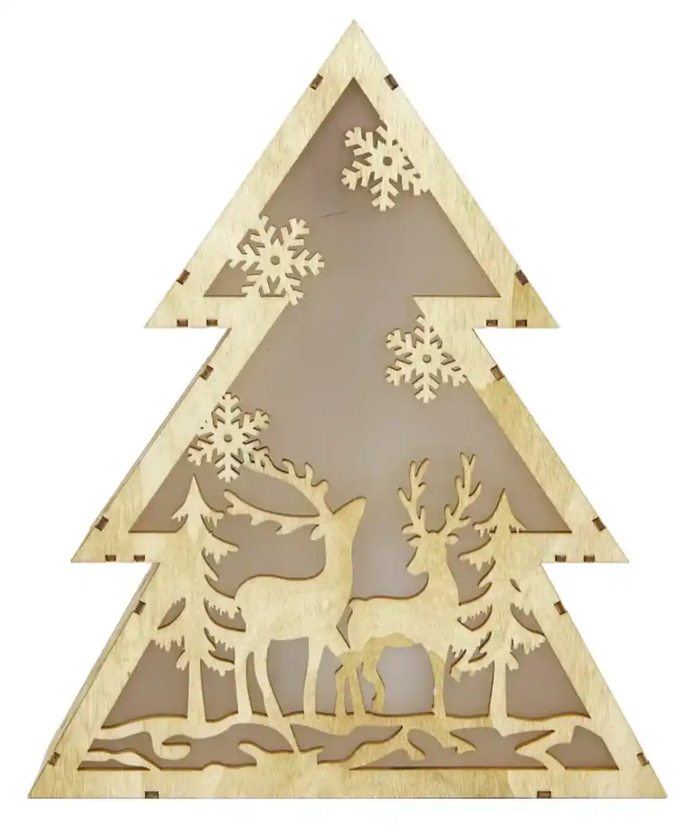 Bild 1 von LED-Tanne Weihnachten, braun